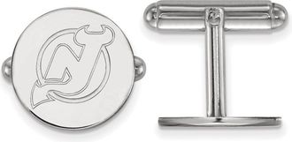 Diamond2Deal Sterling Silver Rhodium-plated Fancy Cuff Links