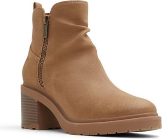 Roxy Clementine Boots Womens Brown Suede Round Toe Ankle Bootie HTAT1818