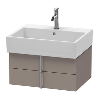 Duravit Duravit Vero Air Mueble De Pared 58,4 X 43,1 Cm, 2 Cajones, Para Vero Air 235060, Color (frente/cuerpo): Decoraci&oacute;n Basalto Mate - Va628504343