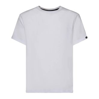 Fay T-Shirts, male, White, Size: 2XL Cotton Jersey T-Shirt