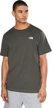 The North Face Evolution Simple Dome Regular Short Sleeve T-Shirts Mens T Shirt New Taupe Green : 2XL, Cotton