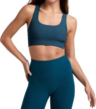 Beyond Yoga Spacedye Simplicity Bra 2.0 In Blue Gem Heather