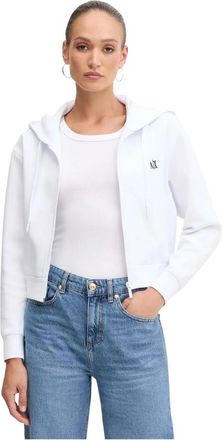 A|X Armani Exchange Sudadera con cremallera - Sweatshirts & Hoodies - Mujer - Blanco - M