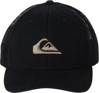 Quiksilver Trucker Cap QUIKSILVER Grounder, Herren, schwarz, Kunstfaser, Caps Trucker Cap