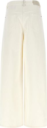 Brunello Cucinelli The Wide Barrel Jeans - Cream