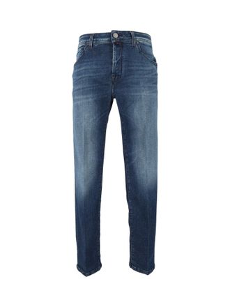 Jacob Cohen Pantal&oacute;n Jacob Cohen, 5 piezas, corte ajustado y recortado Scott
