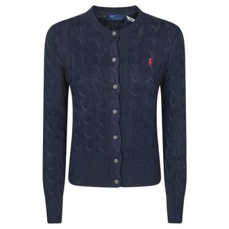 Polo Ralph Lauren Truien & Vesten, Dames, Blauw, XS, Cardigan Treccia
