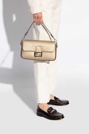 Fendi Shoulder Bag Baguette, Womens, Gold