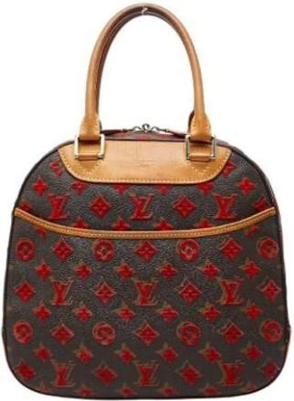 Louis Vuitton Pre-owned Handbags, female, Brown, Size: ONE SIZE Pre-owned Plastic Handbag