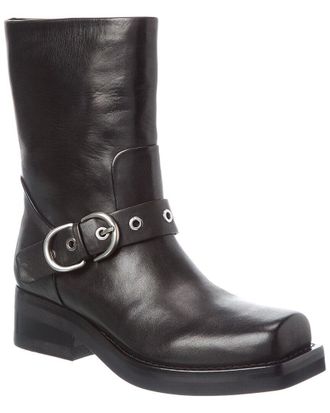 Rag & Bone Jax Moto Buckle Leather Boot