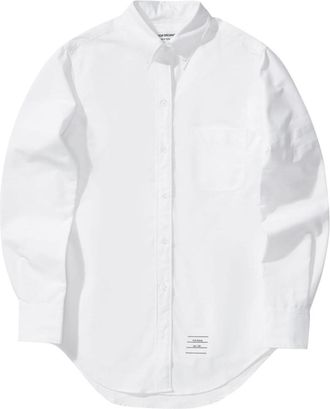 Thom Browne White Regular Solid Shirt
