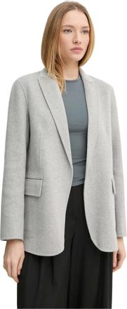 Theory Clairene Blazer - Dames - Jassen - Grijs - Maat: XL Wol