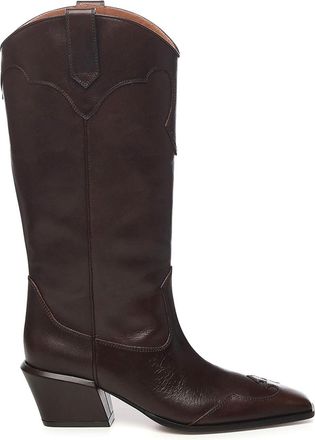 PARIS TEXAS Bettina Western Leather Boots