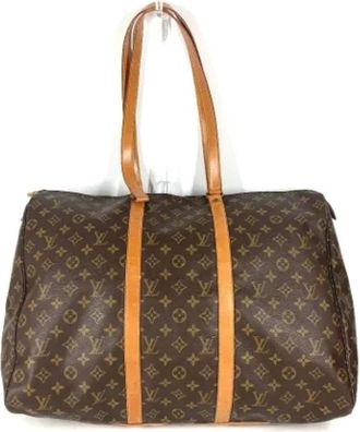 Louis Vuitton Vintage, unisex, Bruin, ONE Size, Tweedehands Canvas Louis Vuitton tassen