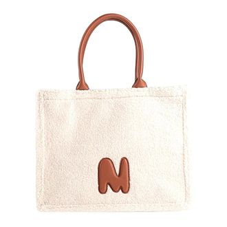 Msgm Tote Bags, female, White, Size: ONE SIZE Borsa