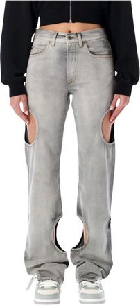 Off-white Mujer, Vaqueros, Gris, Talla: W26