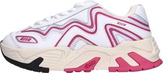 Msgm Vortex Sneaker - Dames - Sneakers - Wit - 37 EU - Leer - Schoenen