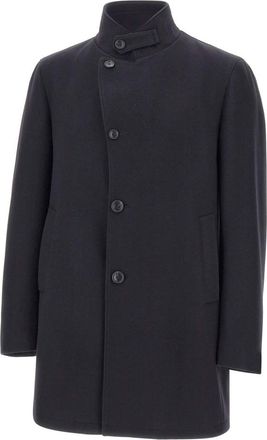 Tagliatore Gordon Coat - Heren - Mantel - Blauw - S - Wol - Jassen
