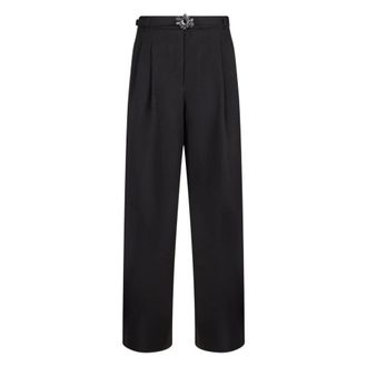 Liu Jo Palazzo Trousers with Belt - female - Liu Jo - Wide Trousers - Black - S - Trousers