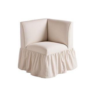 Ballard Designs Bristol Corner Bench with Ruffle Skirt - Ballard Designs