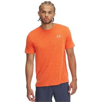 Under Armour Heren Launch Camo Normaal Hardloop T-shirt (Oranje)
