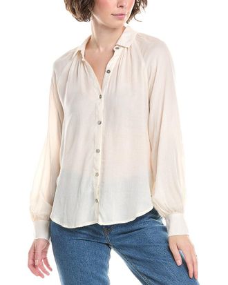 Bella Dahl Flowy Raglan Button-Up Shirt