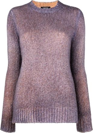 Avant Toi chunky ribbed-knit jumper - women - Merino/Polyamide/Cotton/Alpaca/Cashmere - S - Purple