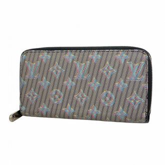 Louis Vuitton Blue Long Wallet (Bi-Fold) (Pre-Owned)