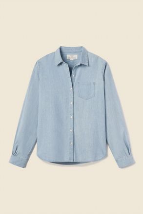 Trovata Grace Classic Shirt In Chambray