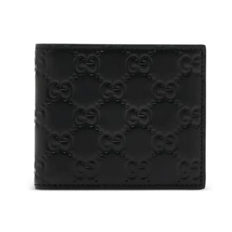 Gucci GG Emblem coin wallet - male - Gucci - Wallets & Cardholders - Black - ONE SIZE - Accessories