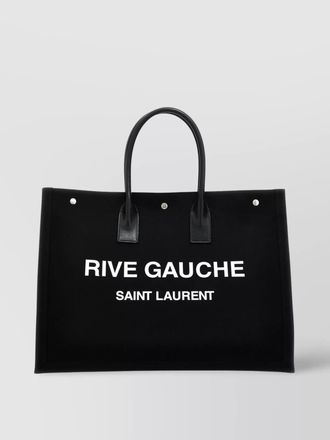 Saint Laurent leather tote bag