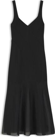 BOSS Satin slip dress with organza inserts