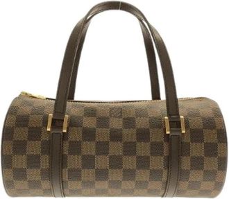 Louis Vuitton Pre-owned Damier Papillon Tas - Dames - Vintage Handtas - Bruin - ONE Size - Vintage