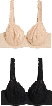 Bonprix B&uuml;gel-BH BONPRIX, Damen, Gr. 100, Cup D, kreidebeige, schwarz, Obermaterial: 80% Polyamid, 20% Elasthan. Futter: 90% Polyamid, 10% Elasthan. Spitze: 9