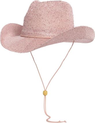 Vince Camuto Packable Shine Cowboy Hat in Blush at Nordstrom Rack