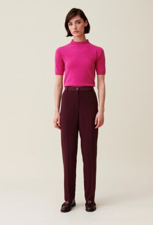 Claudie Pierlot Pantalon tailleur coupe cigarette