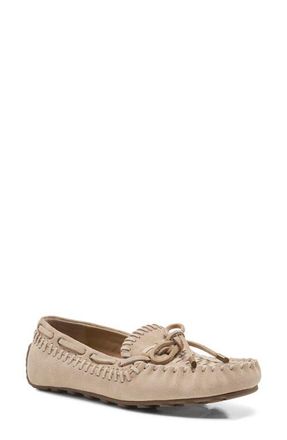 Free People Misty Driving Loafer in Sunstone Sand Suede at Nordstrom, Size 9.5