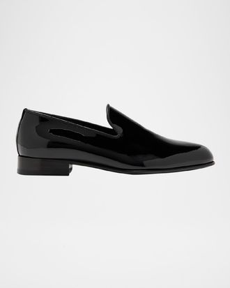Brioni Men & apos;s Patent Leather Venetian Loafers