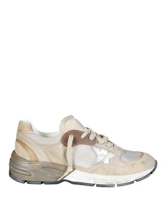 Golden Goose Running Dad Mesh And Suede Upper Laminated