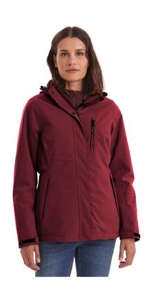 Killtec Outdoorjacke KILLTEC KOW 140 WMN JCKT, Damen, Gr. 36, rot (weinrot), Obermaterial: 100% Polyester;Futter: 100% Polyester;F&uuml;llung: 100% Polyester, Jack