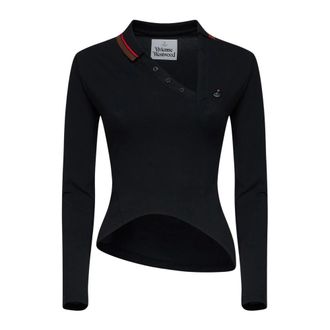 Vivienne Westwood Dames, Tops, Zwart, Maat: XS Katoen