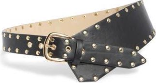 Steve Madden Studded Tapered Belt in Black at Nordstrom Rack, Size Large/x-Large