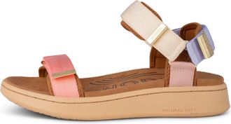 Woden Womens Line Butter Platform Sandals In Multi