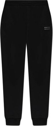 Moncler Trainingsbroeken met Elastische Boorden - Heren - Sweatpants - Zwart - L - Katoen - Broeken