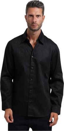 A|X Armani Exchange AX Regular Fit Shirt - - Shirts - Uomo - Nero - M