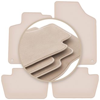 OEM Alfombrillas Beige Premium Para: Peugeot 308 I Hatchback, Station Wagon, Sw 2007-2013