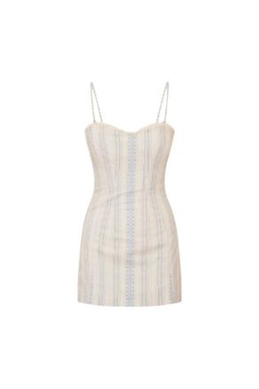 LoveShackFancy Womens Jayna Mini Dress In Blue