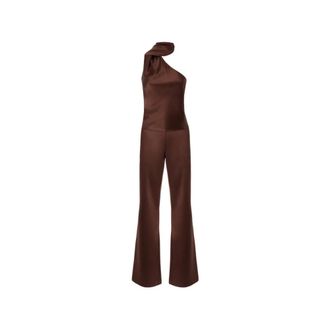 Pinko Pinko, Dames, Jumpsuits & Playsuits, Bruin, Maat: M