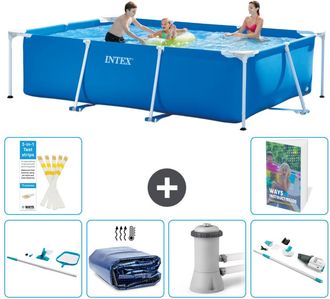Intex Piscina Con Estructura Rectangular - 300x200x75 Cm - 7-piezas S149
