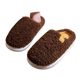 Generic Slippers for Women House Shoes Memory Foam Fuzzy Slipper Womens Slip On Bedroom Shoes Indoor Outdoor Plush Lined Winter Warm Platform Soft Anti-Slip F